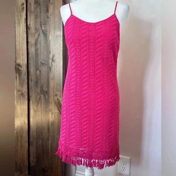 Lilly Pulitzer Pink Lace Dress - Picture 5 of 9